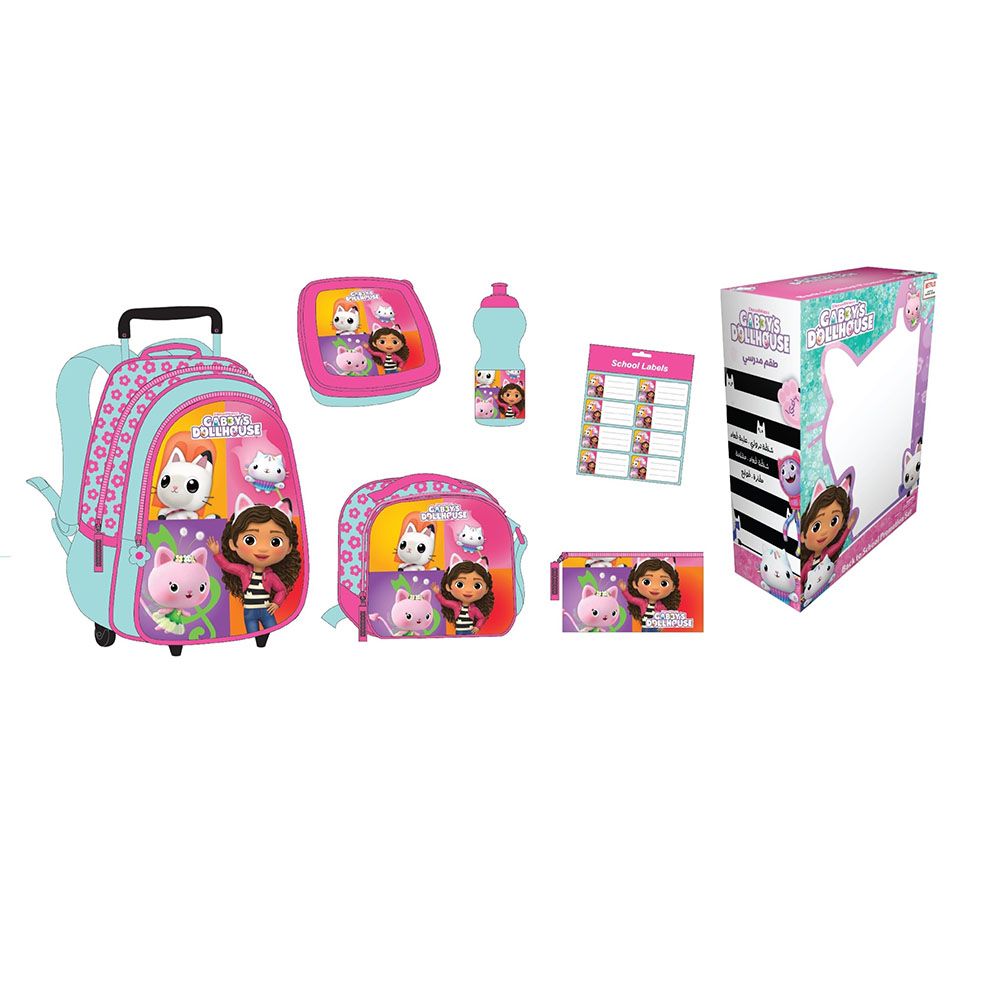 Gabby's Doll House - 6-in-1 Trolley Set - 16-inches