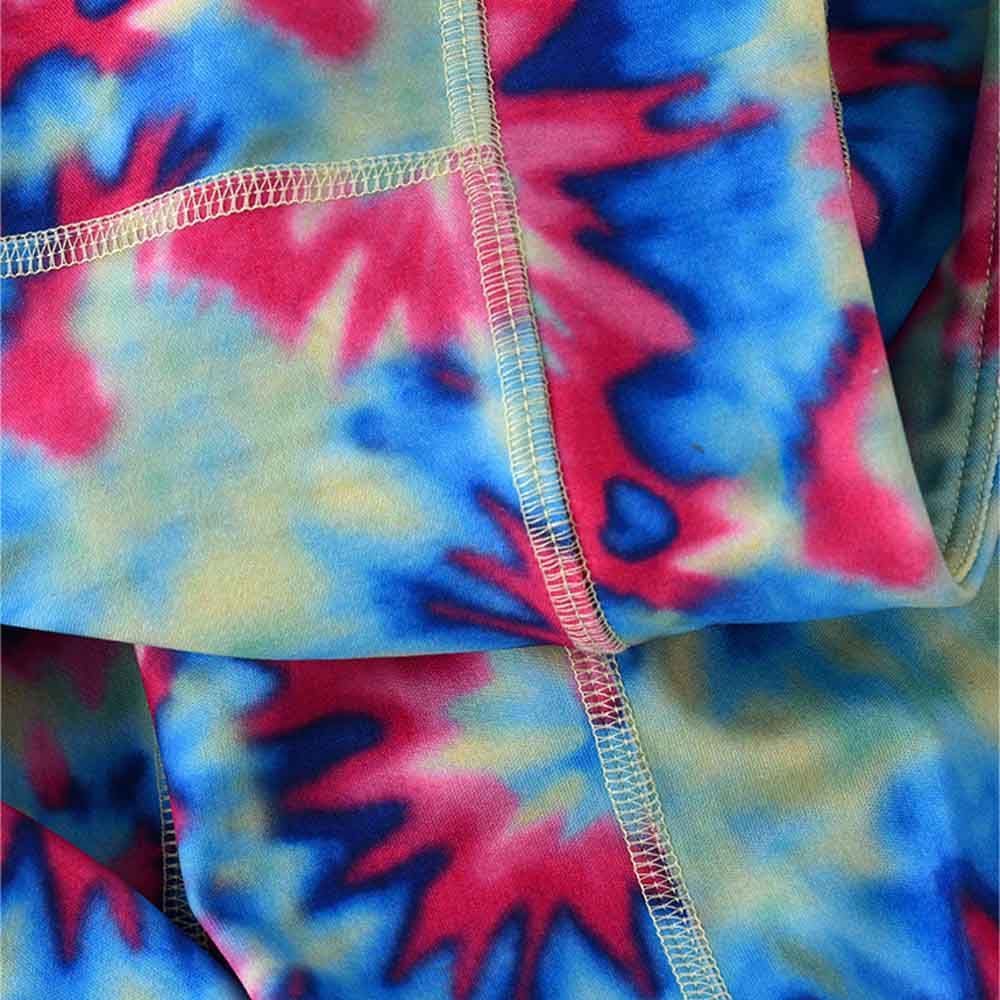 Jelliene - Girl's Knit Legging w/ Tie-Dye Print