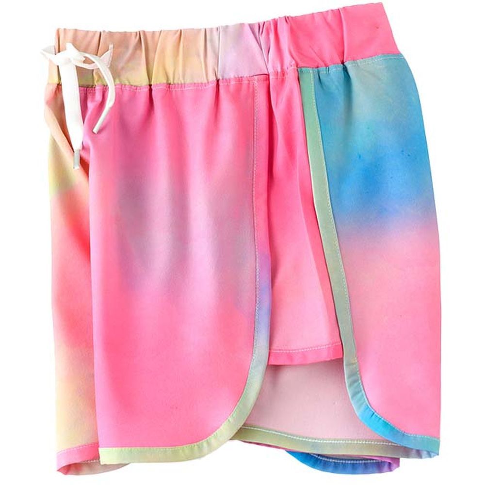 Jelliene - Girl's Tie-Dye Mutlicolored Shorts