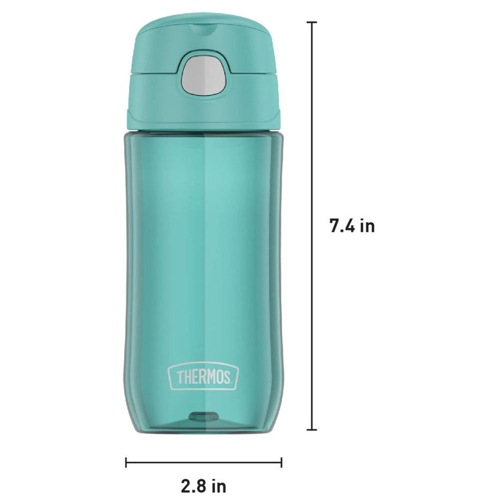 Thermos - Kids Funtainer Plastic Bottle - Aqua Blue - 470 ml