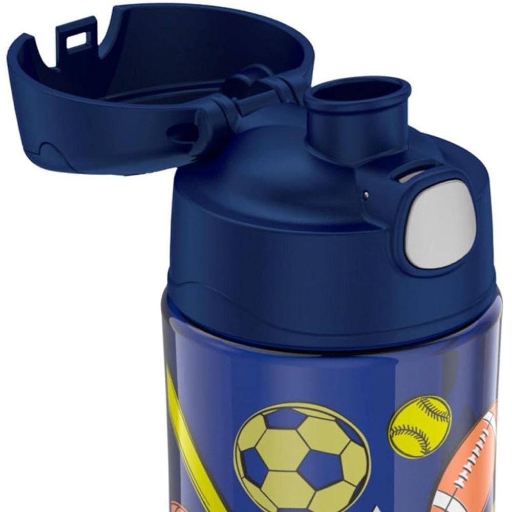 Thermos - Kids Funtainer Plastic All Sports Bottle - Blue - 470 ml