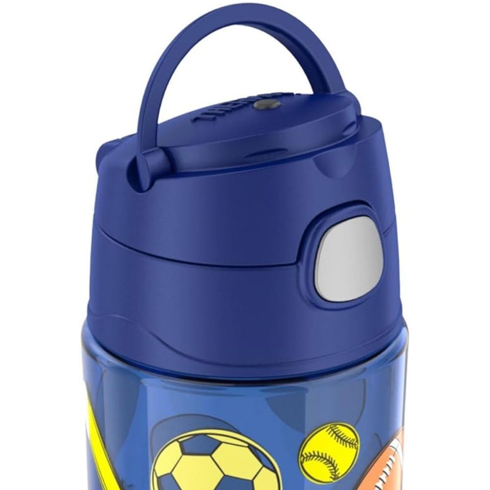 Thermos - Kids Funtainer Plastic All Sports Bottle - Blue - 470 ml