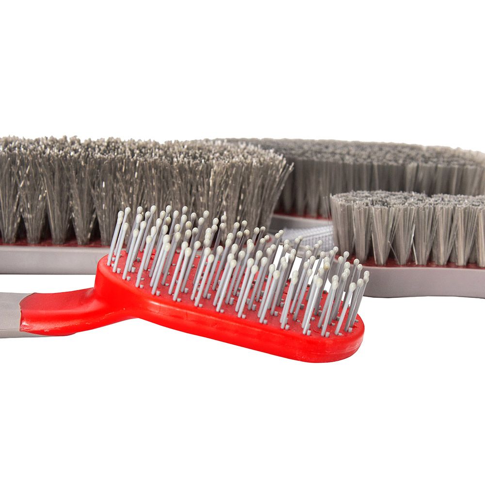 Red Gorilla - Grooming - Bucket Brush - Red/Grey