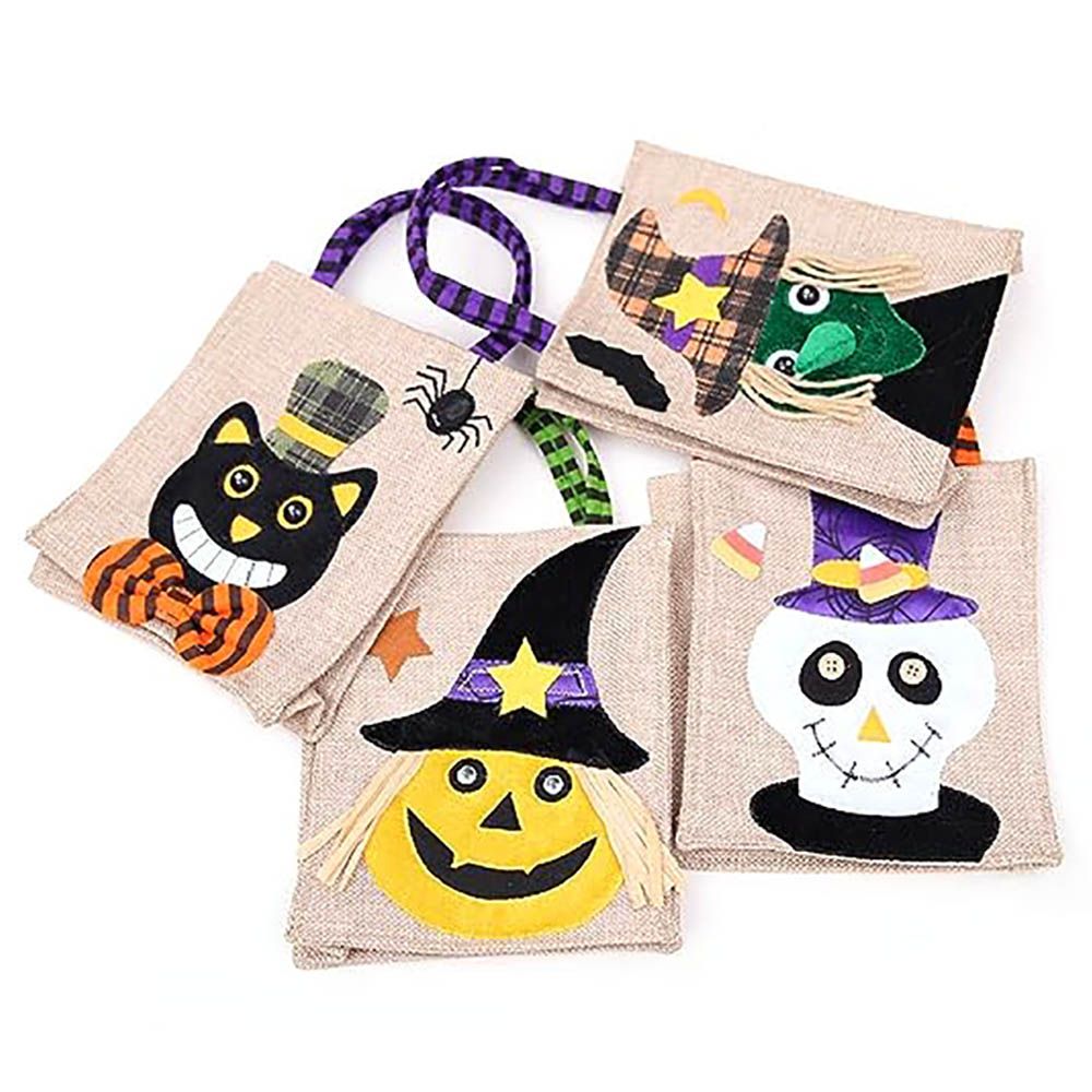 Brain Giggles - Halloween Trick Or Treat Candy Bag - 4pcs