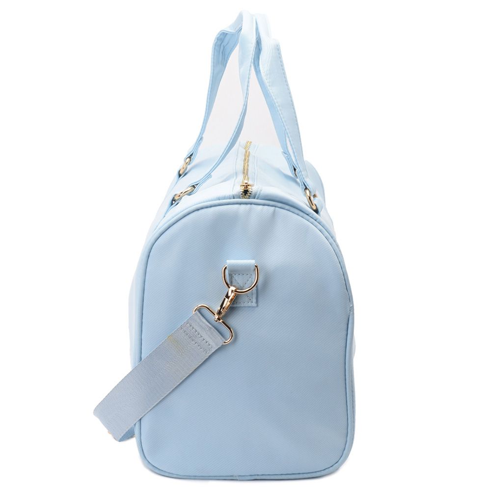 The Happy Tribe - Personalized Gym Bag - Baby Blue 