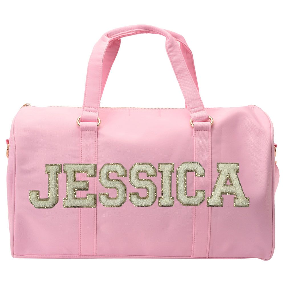 The Happy Tribe - Personalized Gym Bag - Baby Pink 