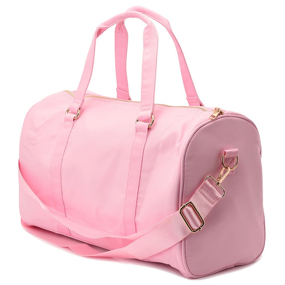 The Happy Tribe - Personalized Gym Bag - Baby Pink 