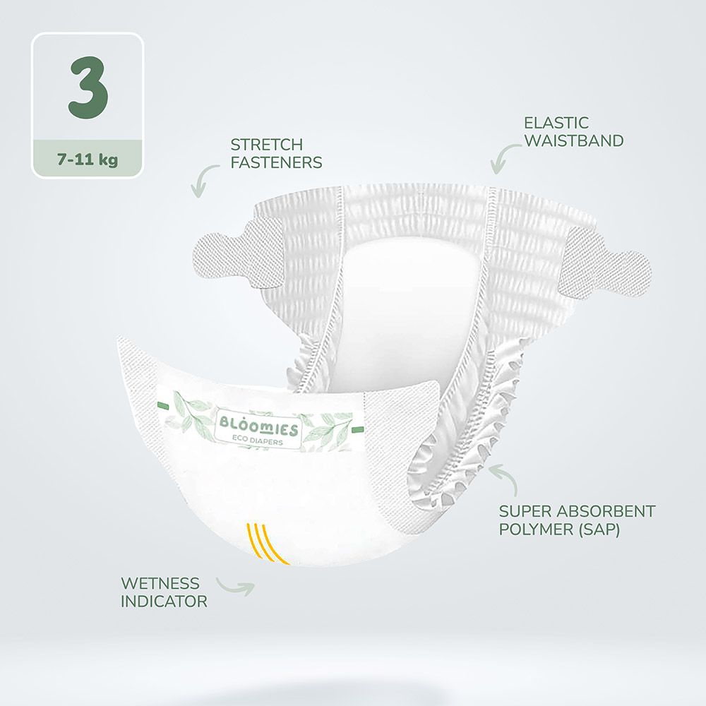 بلوميز - حفاضات فائقة الجودة - 7-11 كلغ - حجم 3 - 40 حفاض