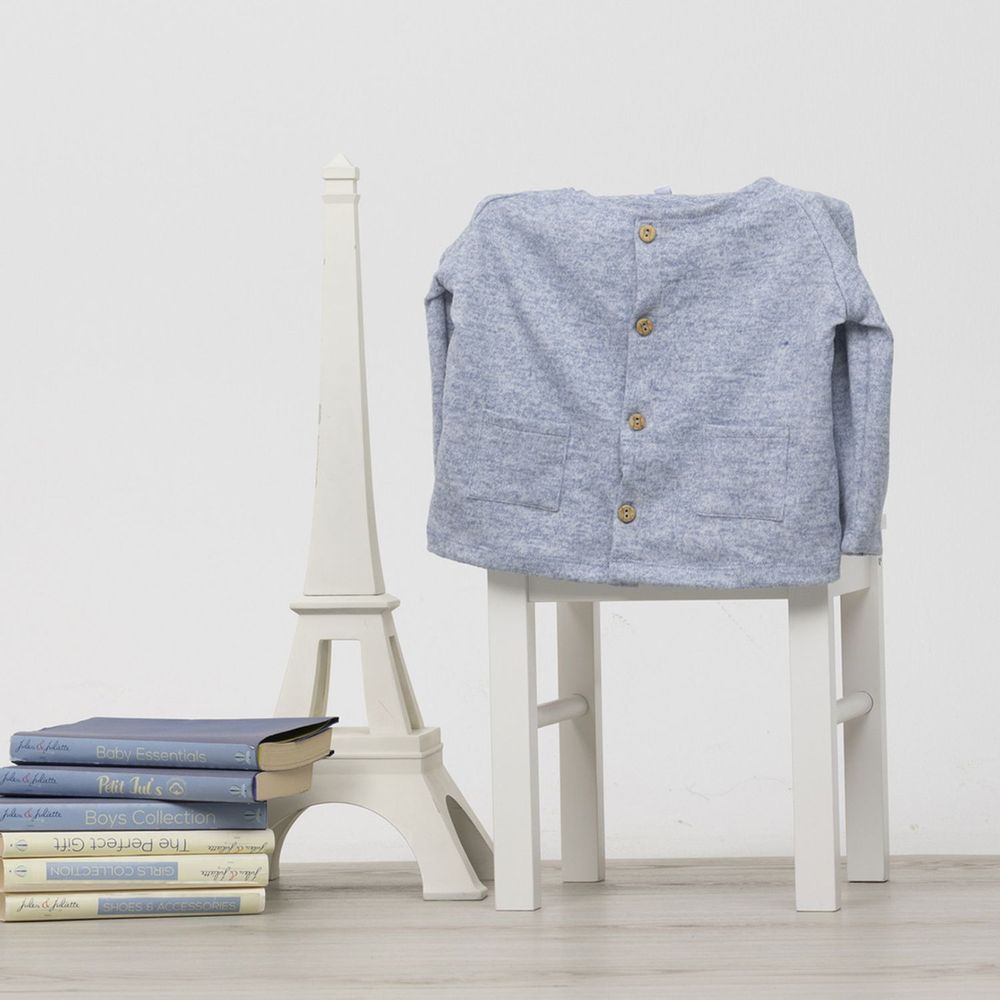 Jules & Juliette - Dave Warm Cardigan - Blue