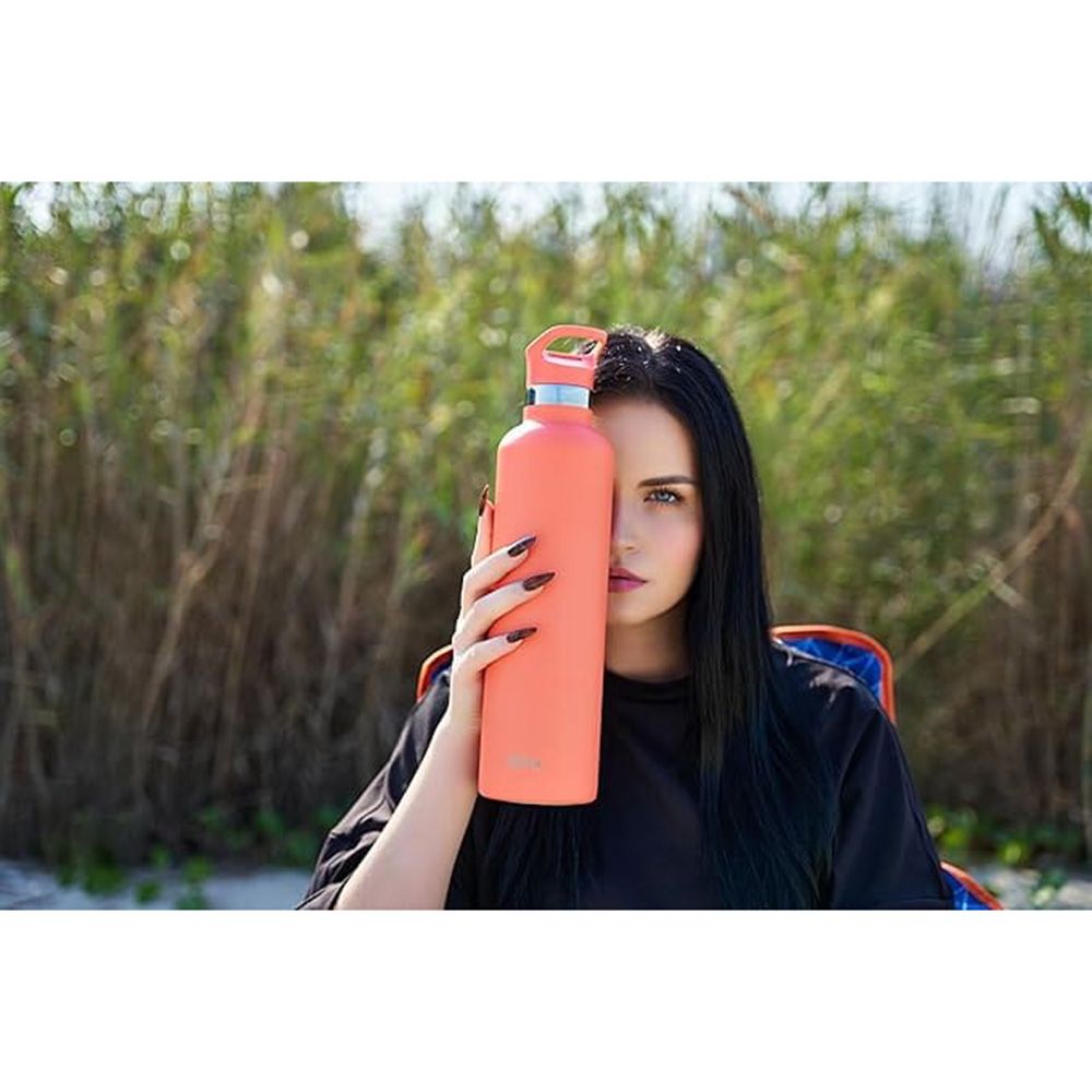 Moya - Coral Reef Insulated Water Bottle - Coral - 1 L