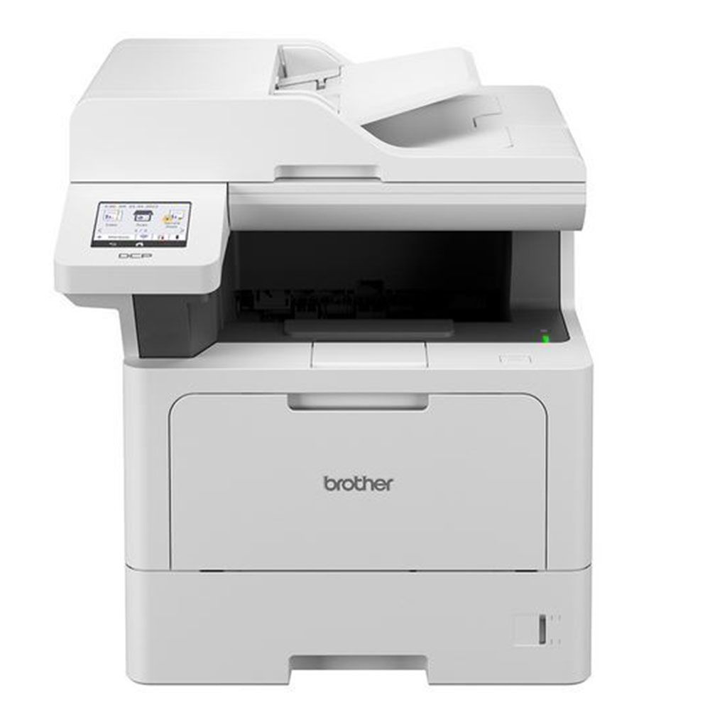 Brother - DCP-L5510DW Mono Laser Printer - White