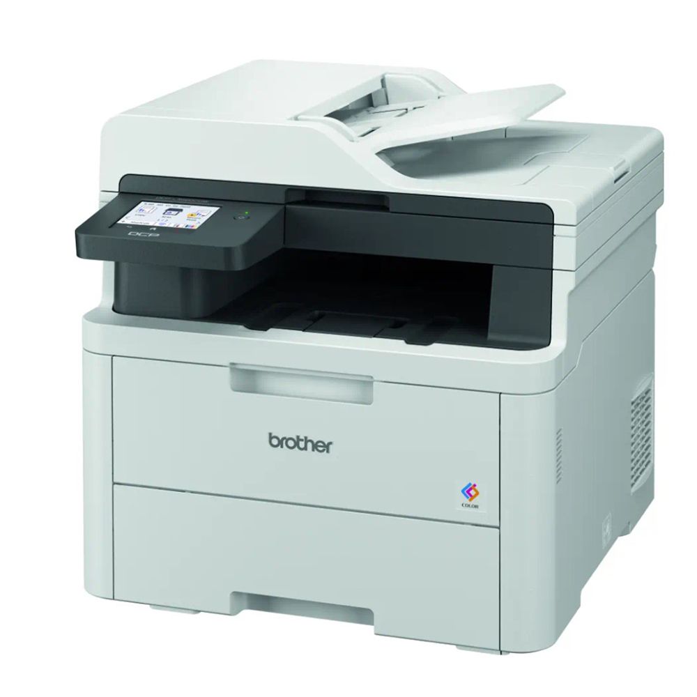 Brother - Silent And Compact All-in-One Colour LED Printer - White