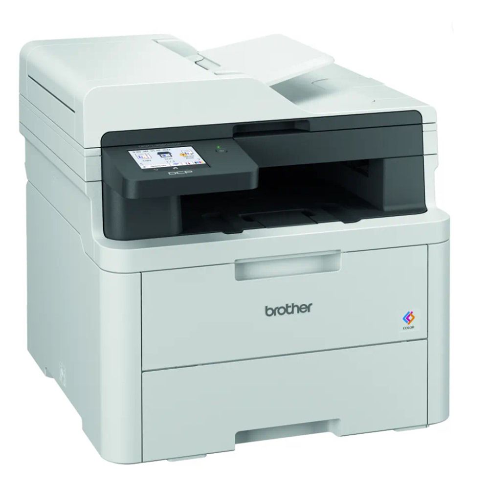 Brother - Silent And Compact All-in-One Colour LED Printer - White