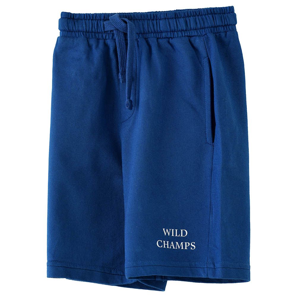 Jam - Spring And Summer Breezin Boy's Comfy Cotton Knit Shorts - Blue