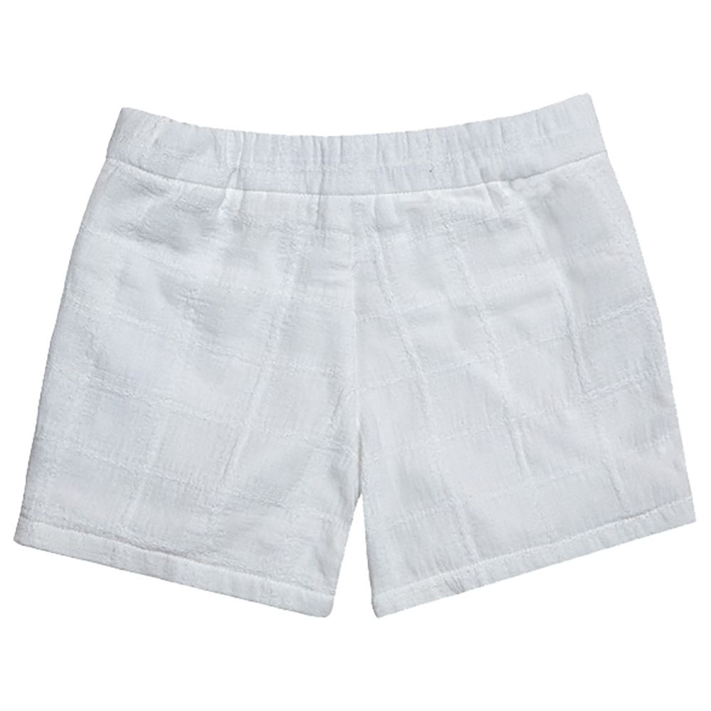 Jules & Juliette - Dia Baby Girl Shorts - White