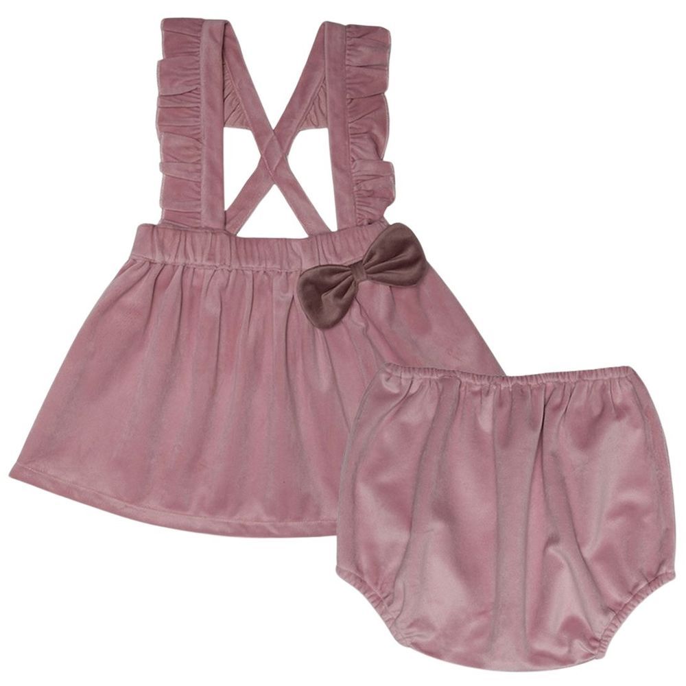 Jules & Juliette - 2pc-Set - Dila Skirt/Dress w/ Bloomer - Rosewood Pink