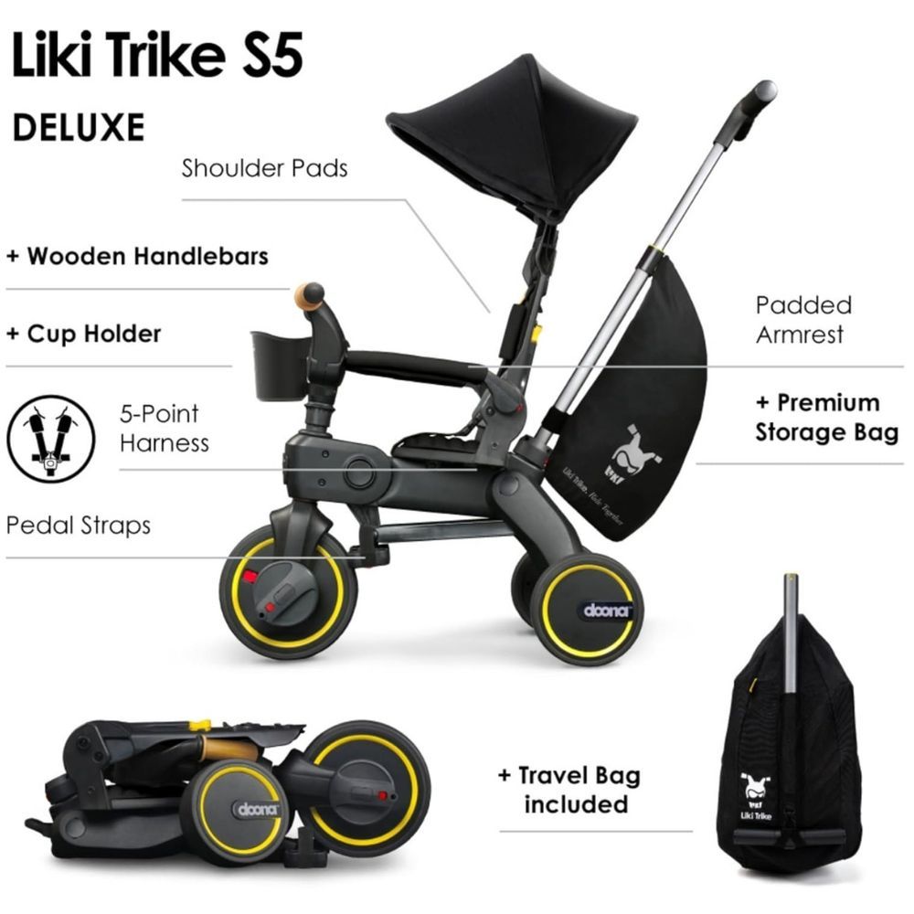 Doona - S5 Liki Trike - Nitro Black