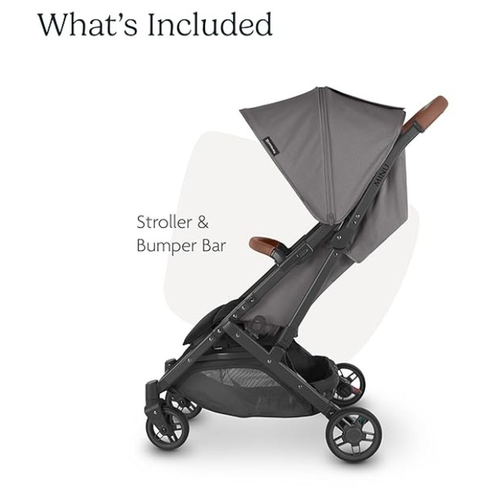 Uppababy - Greyson Minu V2 Stroller - Charcoal Melange