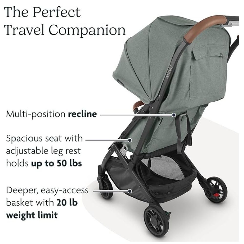 Uppababy - Greyson Minu V2 Stroller - Charcoal Melange