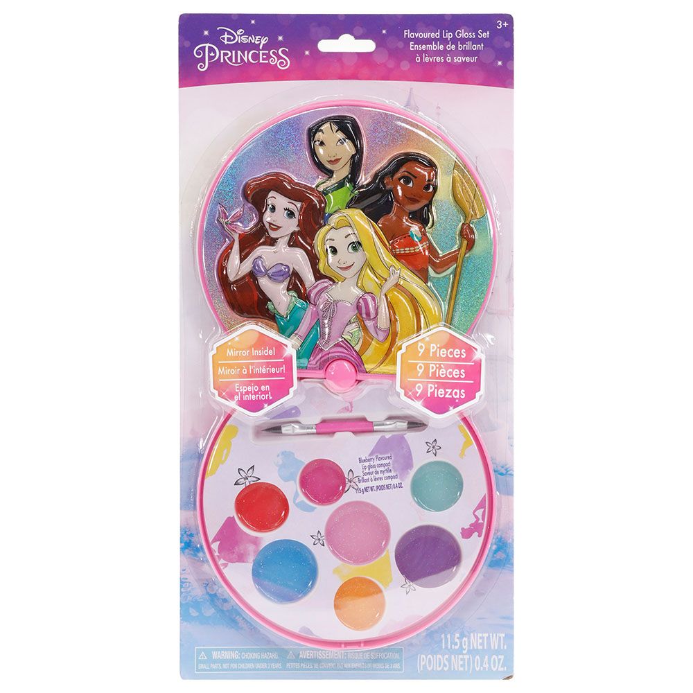 Townleygirl - Disney Princess Flavoured Lip Gloss Set - 9pcs