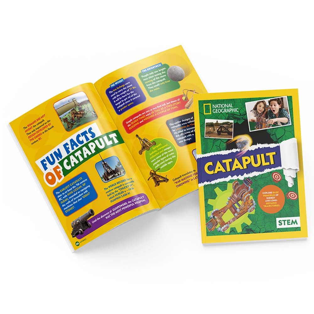 Cubicfun - National Geographic 3D Puzzle Catapult - 84pcs