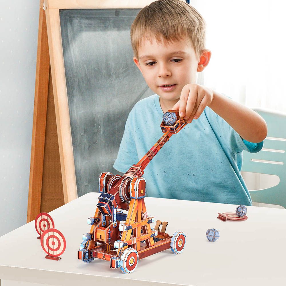 Cubicfun - National Geographic 3D Puzzle Catapult - 84pcs