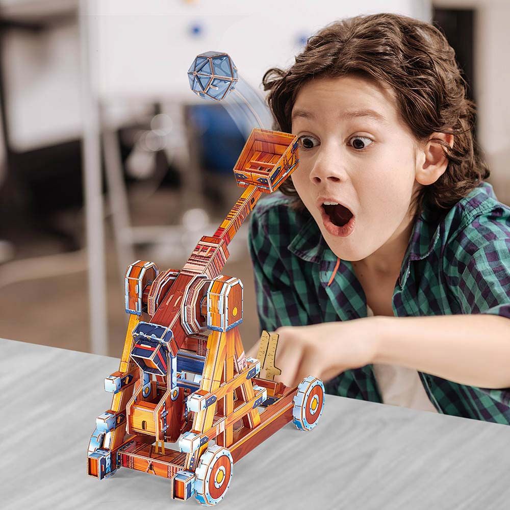 Cubicfun - National Geographic 3D Puzzle Catapult - 84pcs