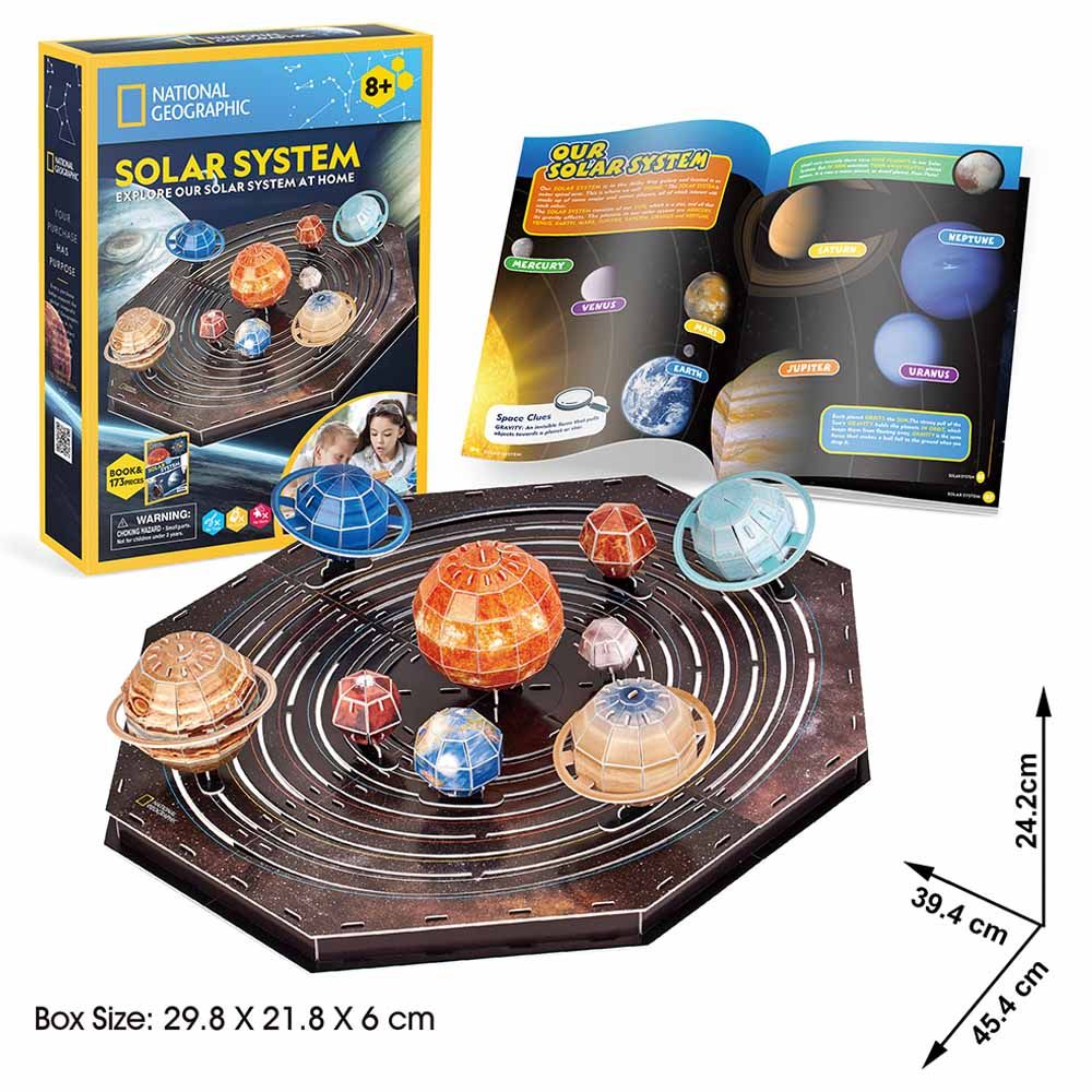 Cubicfun - National Geographic 3D Puzzle Solar System - 173pcs