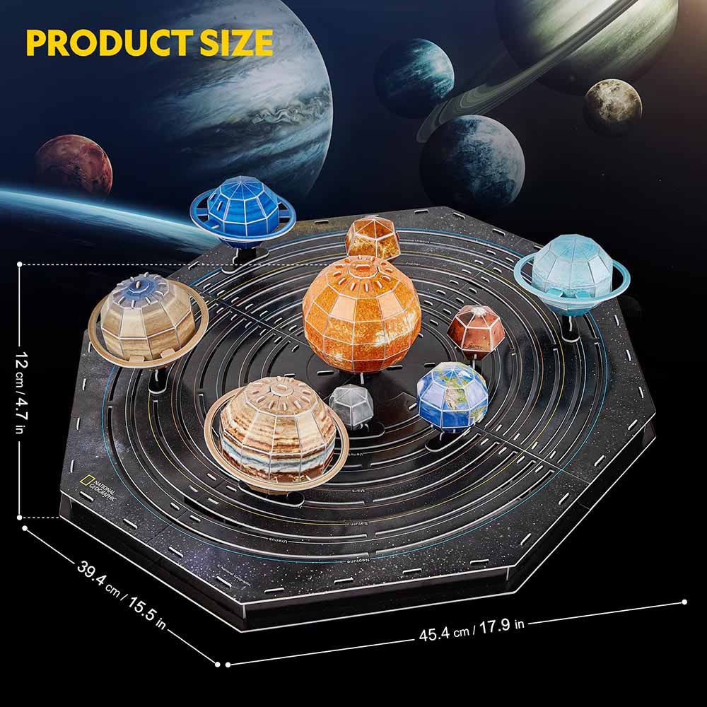 Cubicfun - National Geographic 3D Puzzle Solar System - 173pcs