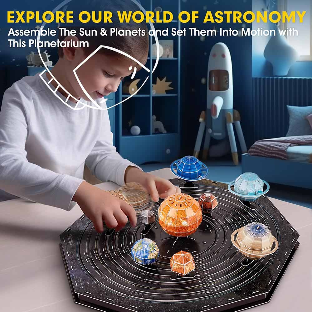 Cubicfun - National Geographic 3D Puzzle Solar System - 173pcs