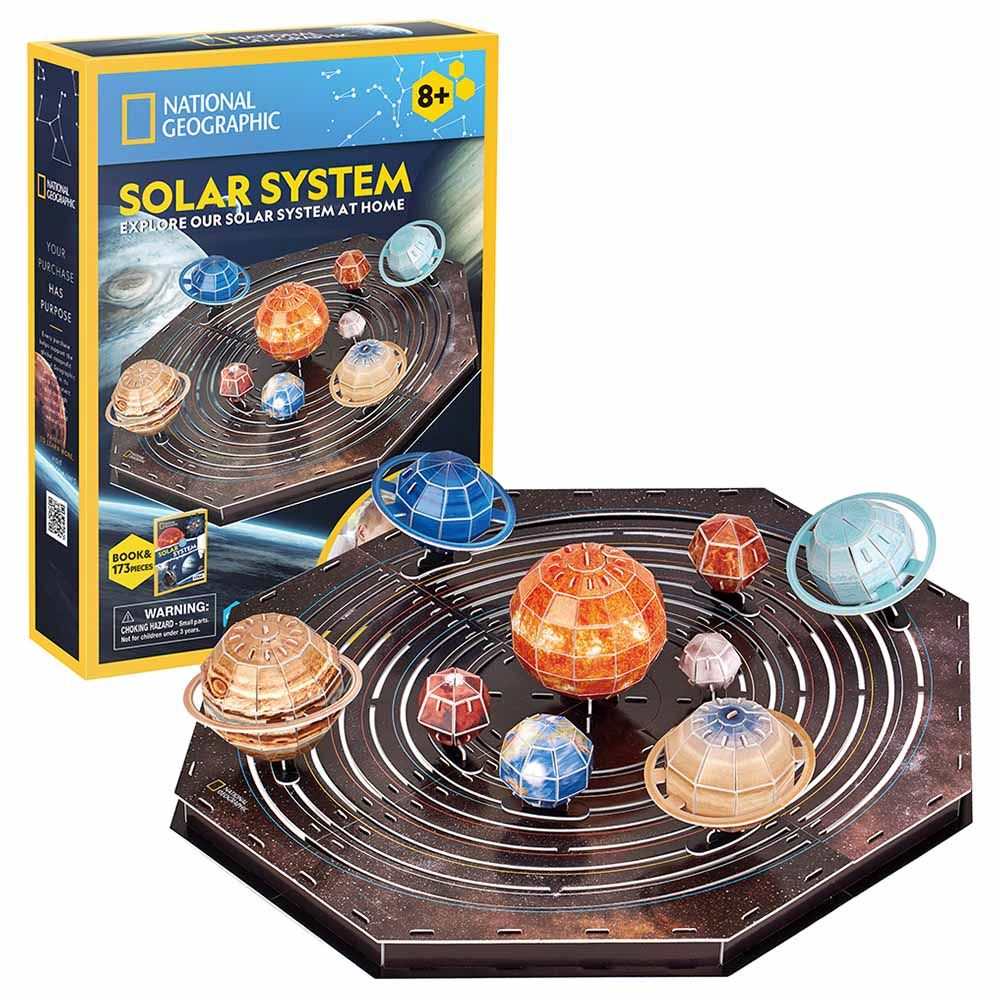 Cubicfun - National Geographic 3D Puzzle Solar System - 173pcs