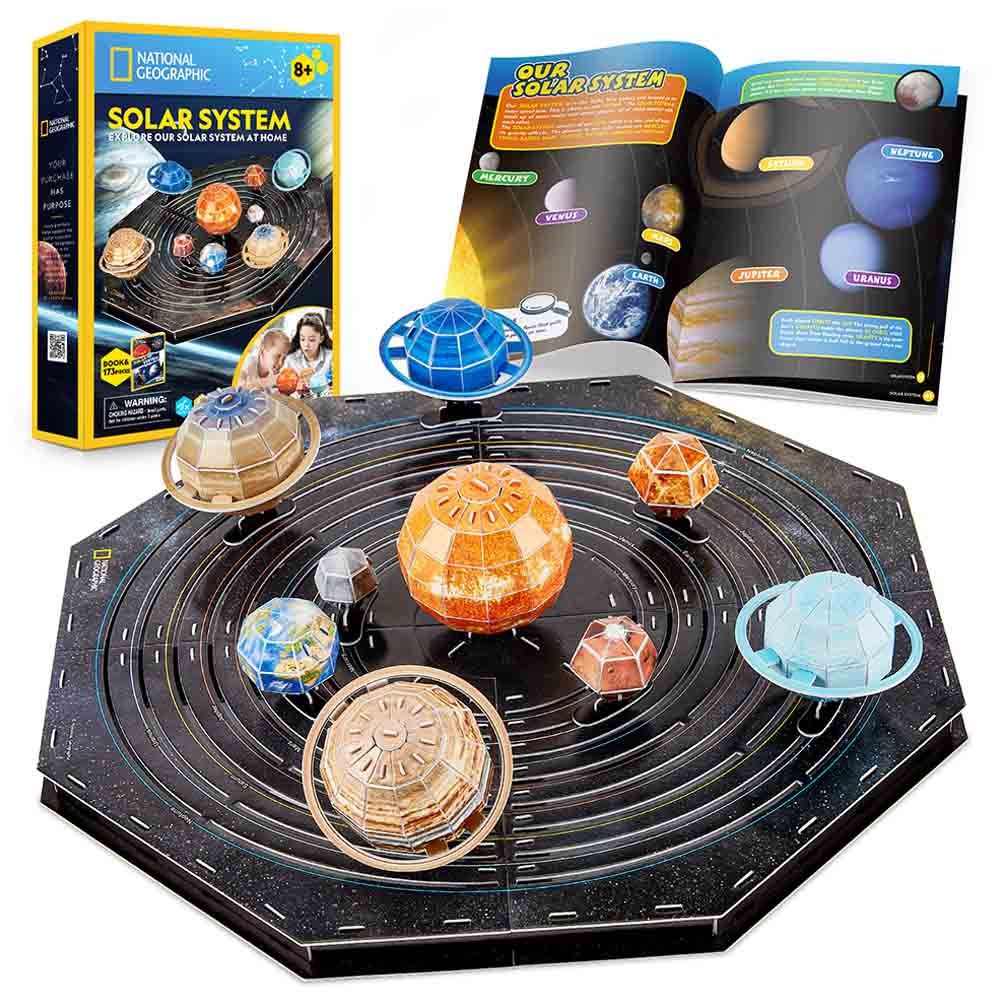 Cubicfun - National Geographic 3D Puzzle Solar System - 173pcs