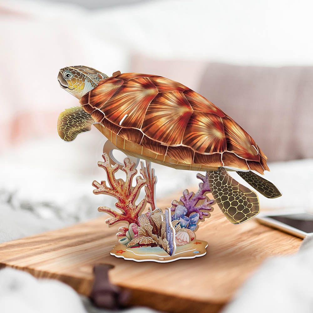 Cubicfun - National Geographic 3D Puzzle Sea Turtle - 31pcs