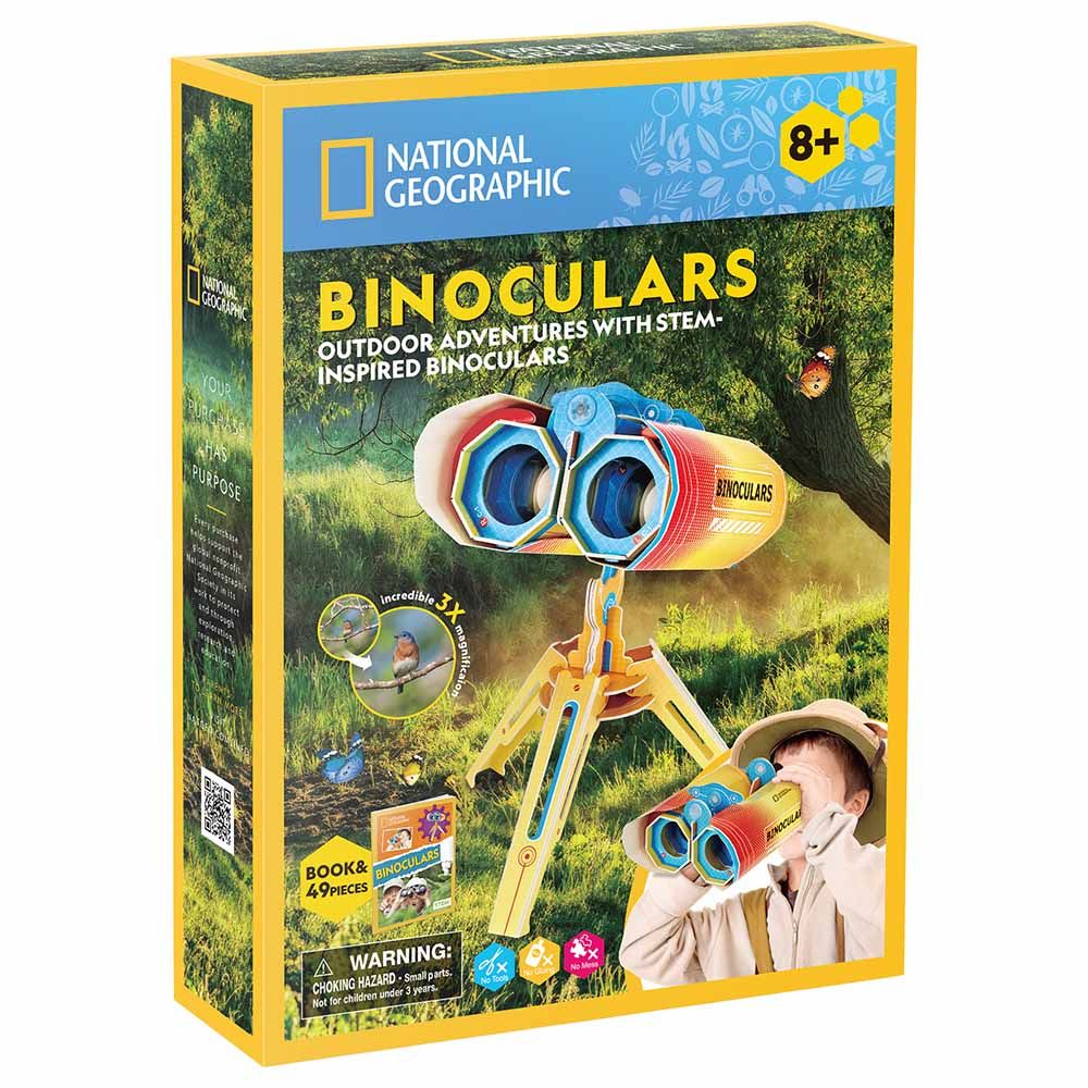 Cubicfun - National Geographic 3D Puzzle Binoculars - 49pcs