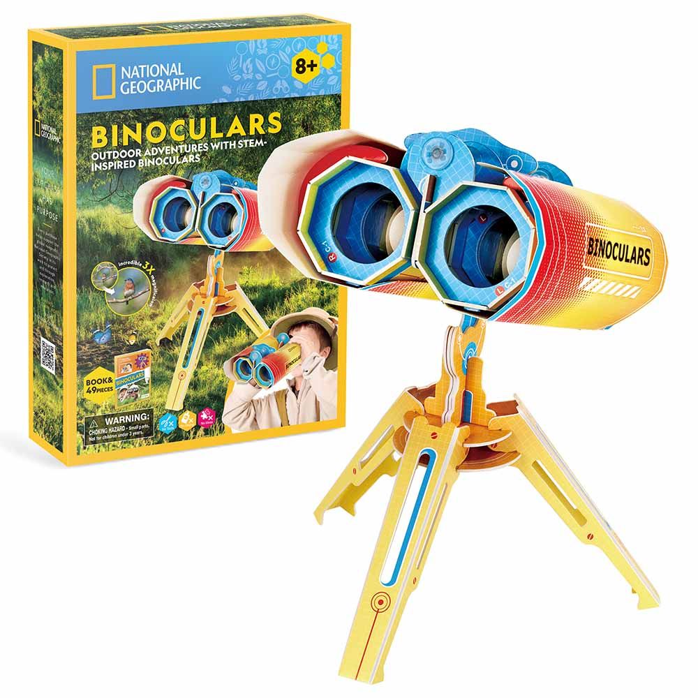 Cubicfun - National Geographic 3D Puzzle Binoculars - 49pcs