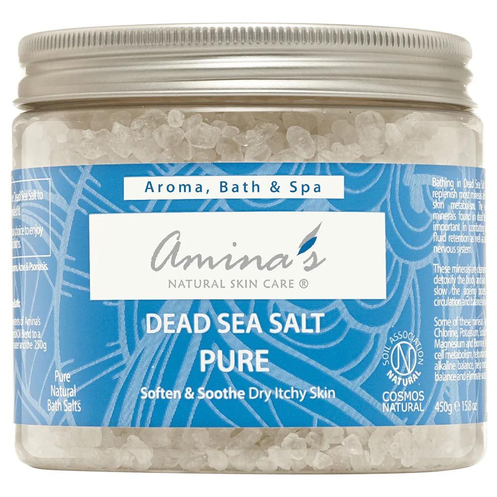 Amina's Natural Skin Care - Pure Natural Bath Salts - 450 g