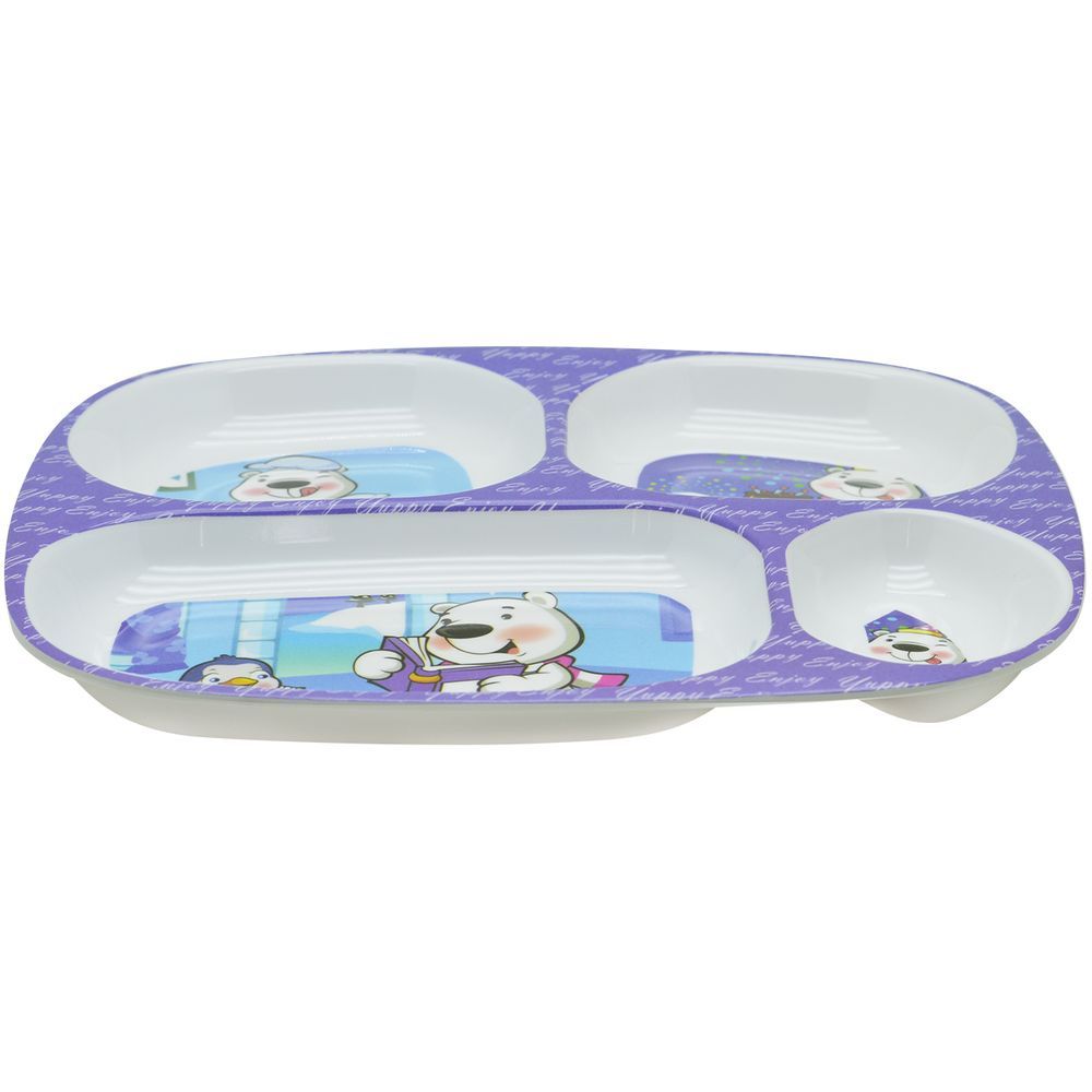 Dinewell - Kids Rectangle Plate - Study Time