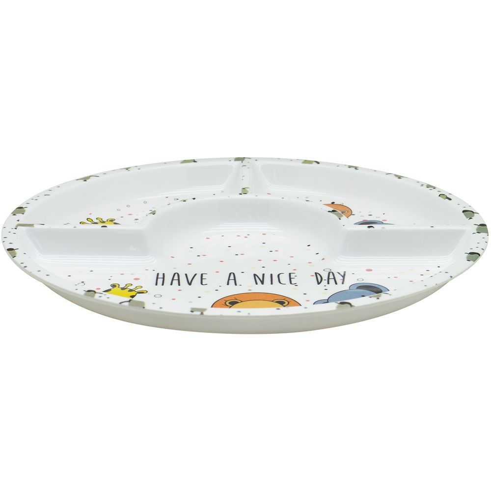 Dinewell - Kids Round Plate - Animate - 10-Inch