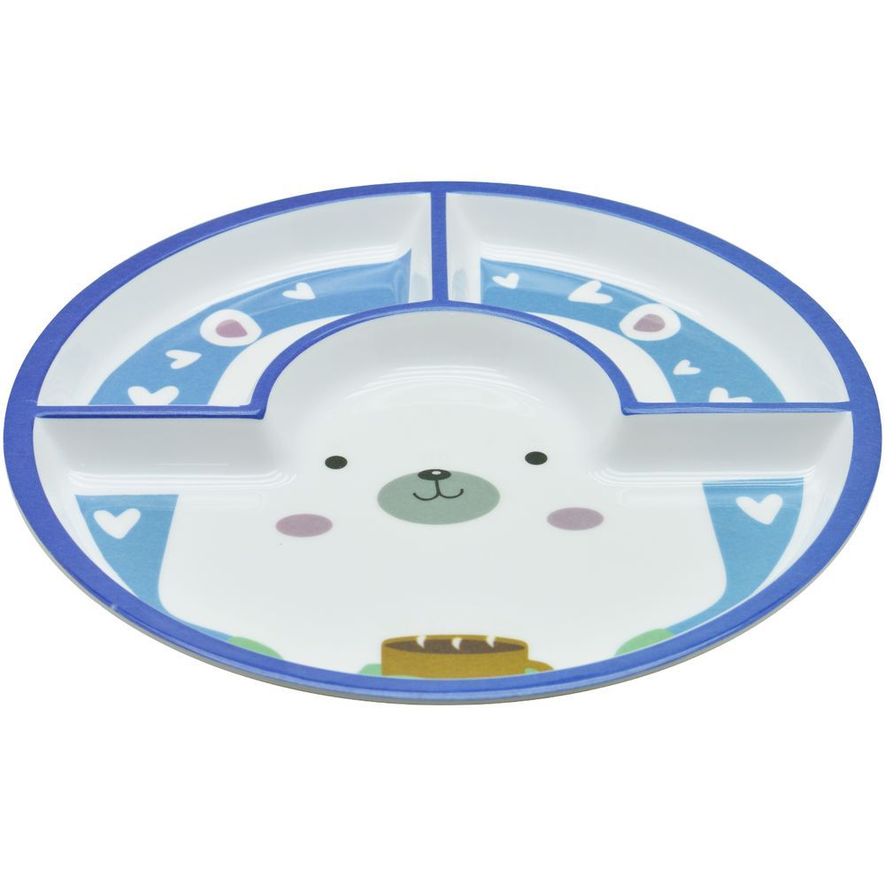 Dinewell - Kids Round Plate - Panda - 10-Inch