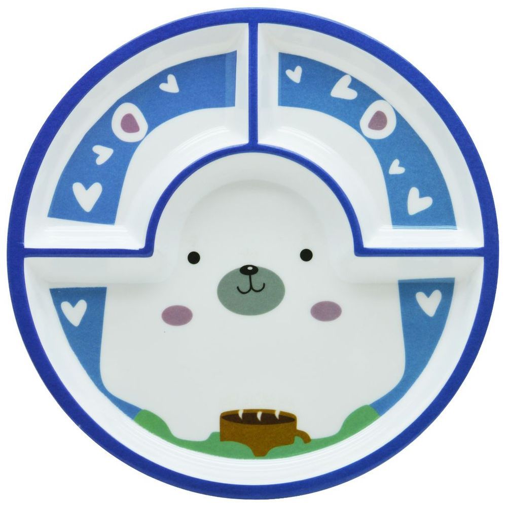 Dinewell - Kids Round Plate - Panda - 10-Inch