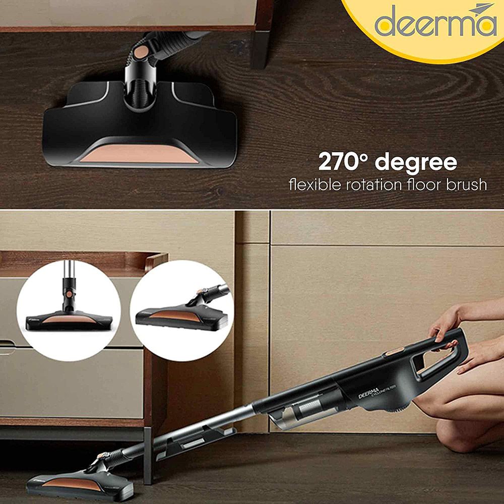 Deerma - 2-in-1 DX600 Handheld Vacuum Cleaner 800ml 600 W - Black