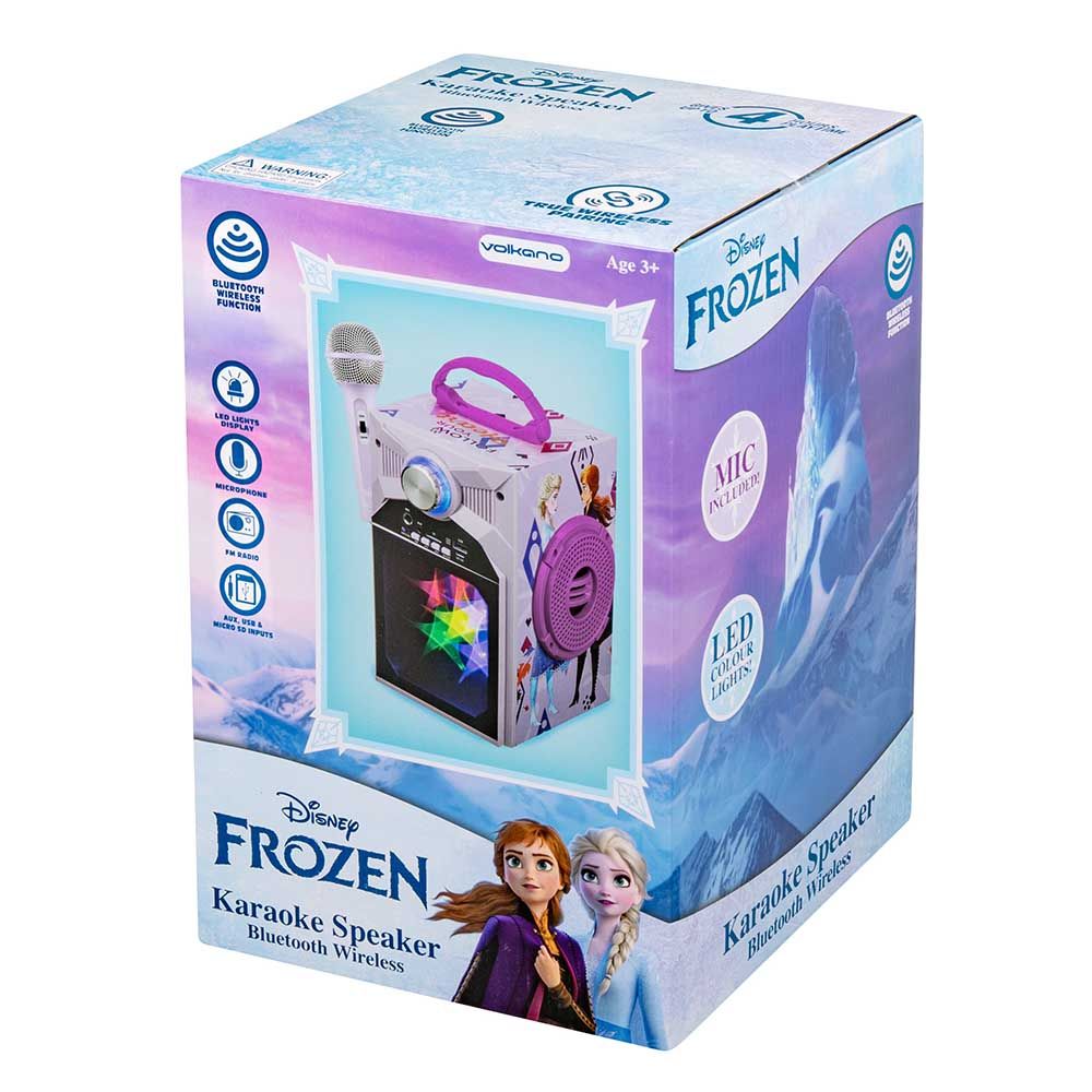 Volkano - Disney Frozen Bluetooth Karaoke Speaker With Microphone