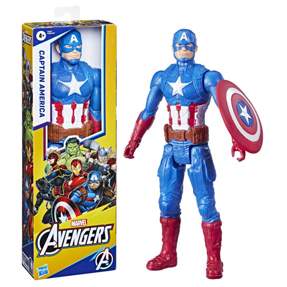 Hasbro Gaming - Titan Hero Series Action Figure - Captain America - 12 Inch