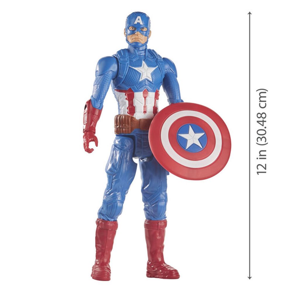 Hasbro Gaming - Titan Hero Series Action Figure - Captain America - 12 Inch