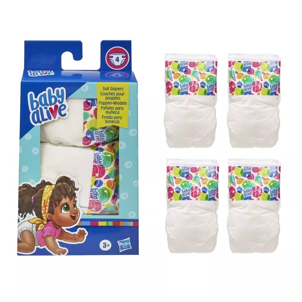 Baby Alive - Doll Diapers - Pack of 4