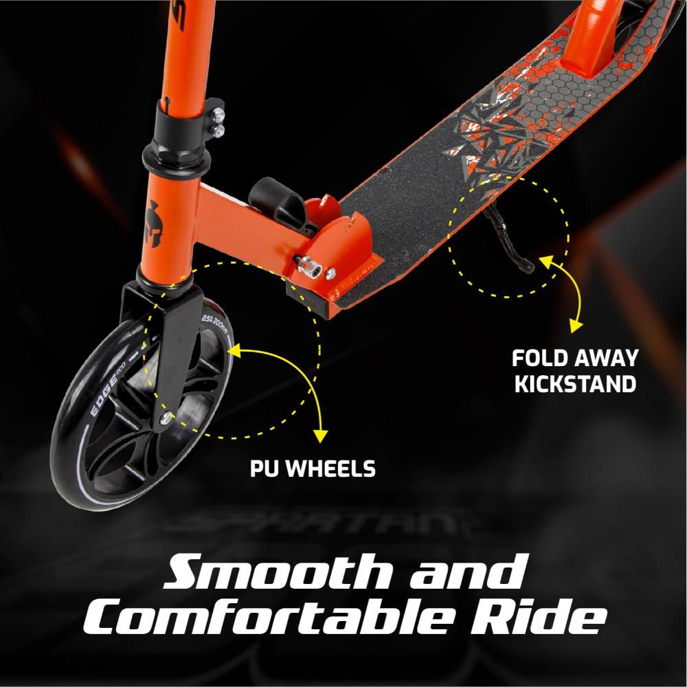 Spartan - 200mm Folding Scooters - Orange