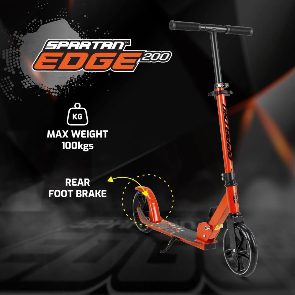 Spartan - 200mm Folding Scooters - Orange