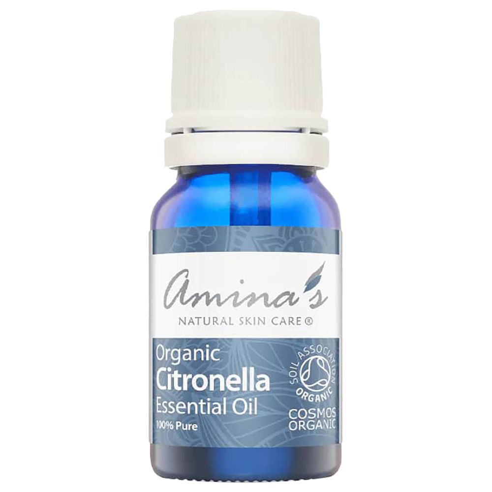 Amina's Natural Skin Care - Organic Citronella Essential Oil - 40 ml