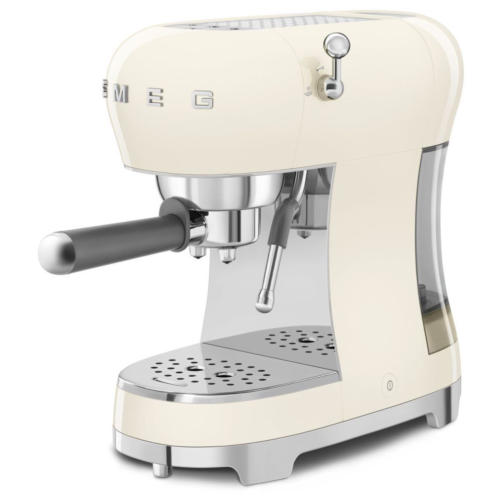 Smeg - 50'S Retro Style Espresso Coffee Machine - Cream - 1350 W