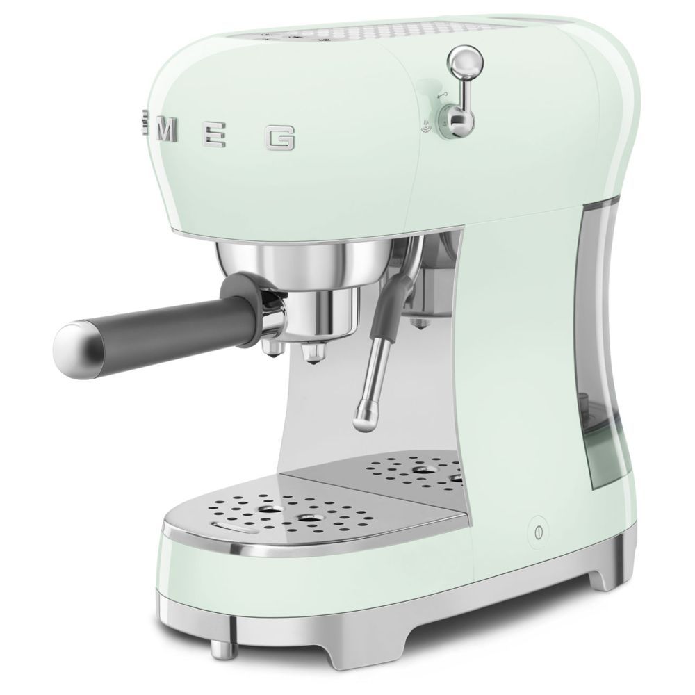 Smeg - 50'S Retro Espresso Coffee Machine - Pastel Green - 1350 W